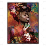 African Wall Art Portrait Printed on Canvas Unframed - Avenila - Interior Lighting, Design & More