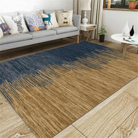 Anti-Slip Area Rug, Blue & Gold - Avenila Select - Avenila - Interior Lighting, Design & More