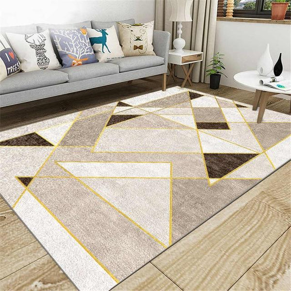 Anti-Slip Area Rug, Geometric Triangles - Avenila Select - Avenila - Interior Lighting, Design & More
