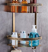 Antique Bronze Carved Bathroom Accessories Set Aluminum Bath Hardware Sets Towel Rack, Paper holder Toilet Brush Holder - Avenila - Interior Lighting, Design & More