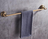 Antique Bronze Carved Bathroom Accessories Set Aluminum Bath Hardware Sets Towel Rack, Paper holder Toilet Brush Holder - Avenila - Interior Lighting, Design & More