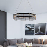 Avenila Black & Grey Metal Glass Luxury Chandelier - Avenila - Interior Lighting, Design & More