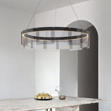Avenila Black & Grey Metal Glass Luxury Chandelier - Avenila - Interior Lighting, Design & More