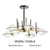 Avenila Gold & Black Modern Glass Ball LED Chandelier - Avenila - Interior Lighting, Design & More