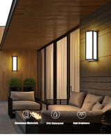 Avenila LED Waterproof Outdoor Rectangular Wall Sconce with Motion Sensor - Avenila - Interior Lighting, Design & More