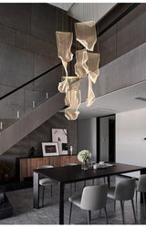Avenila Luxury Acrylic Stainless Steel LED Hanging Pendant Chandelier - Avenila - Interior Lighting, Design & More