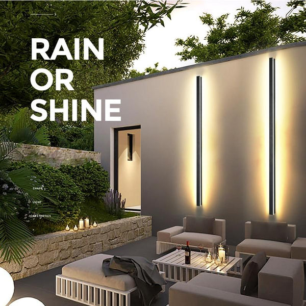 Avenila Modern Waterproof Outdoor Long Strip LED Aluminum Wall Lamp