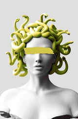 Avenila Painting Of Medusa Snakes Canvas Art Posters Graffiti Wall Art - Avenila - Interior Lighting, Design & More