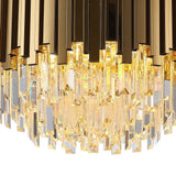 Avenila Select Modern Gold Chrome Polished Steel Chandelier - Avenila - Interior Lighting, Design & More