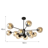 Avenila Semiflush LED Modern Ball Chandelier - Avenila - Interior Lighting, Design & More