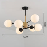 Avenila Semiflush LED Modern Ball Chandelier - Avenila - Interior Lighting, Design & More