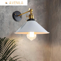 Black and White Vintage Wall Lamp Indoor Lighting Knob Switch - Avenila - Interior Lighting, Design & More
