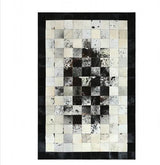 Black & White Luxury Cowhide Fur Rug - Avenila - Interior Lighting, Design & More