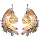 Bohemian Peacock Luxury LED Crystal Wall Lamp - Avenila - Interior Lighting, Design & More