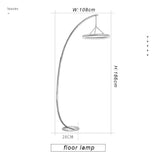 Coffee Acrylic Home Living Room Floor Lamp - Avenila - Interior Lighting, Design & More