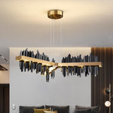 Copper Steel New Black Gold Luxury Chandelier - Avenila - Interior Lighting, Design & More