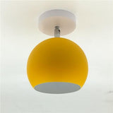 Creative Round Iron E27 Ceiling Light Nordic Modern Macaron LED Ceiling Lamp - Avenila - Interior Lighting, Design & More