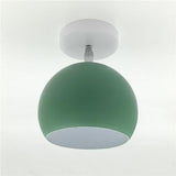Creative Round Iron E27 Ceiling Light Nordic Modern Macaron LED Ceiling Lamp - Avenila - Interior Lighting, Design & More