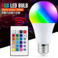 Dimmable Color Changing Smart Remote Control LED RGBW 5W 10W 15W Light Bulb - Avenila - Interior Lighting, Design & More