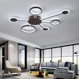 Euro Circular 19 1/2" to 32 1/2" Wide Ceiling LED Light w/ 4-7 Arms - Avenila - Interior Lighting, Design & More