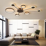 Euro Circular 19 1/2" to 32 1/2" Wide Ceiling LED Light w/ 4-7 Arms - Avenila - Interior Lighting, Design & More