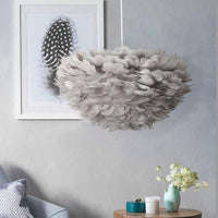 Feather Pendant Lights Hanglamp Pendant Lamp Nordic Design Lustre Vintage Loft Decor Dining Room Kitchen Home Light Fixtures LED - Avenila - Interior Lighting, Design & More