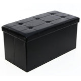 Folding Cuboid Ottoman Bench Storage Box - Avenila - Interior Lighting, Design & More