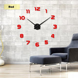 Full Size 3D Acrylic Living Room Wall Clock - Avenila - Interior Lighting, Design & More