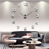 Full Size 3D Acrylic Living Room Wall Clock - Avenila - Interior Lighting, Design & More