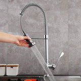 Gavaer Spring Pull Down Kitchen Faucet Dual Mode - Avenila - Interior Lighting, Design & More