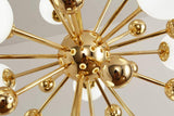 Glass LED Gold Sputnik Chandelier - Avenila - Interior Lighting, Design & More