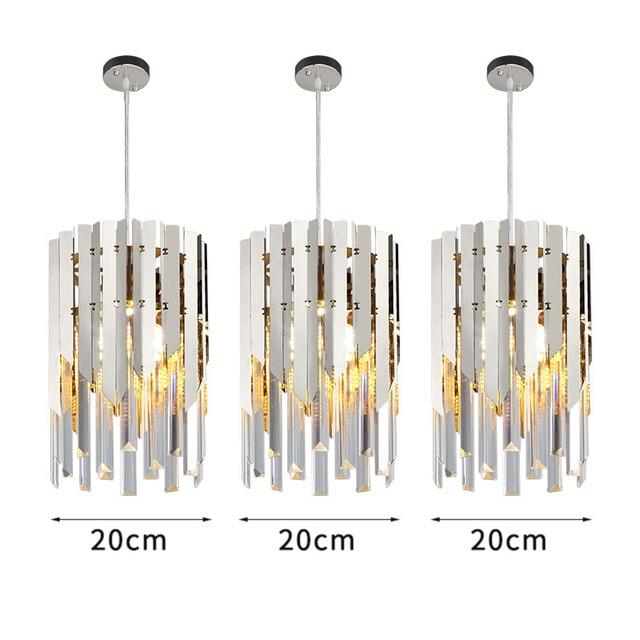 Gold Crystal Kitchen Pendant Hanging Lights