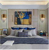 Golden Crystal Modern Bedside Wall Scone Lamp - Avenila - Interior Lighting, Design & More