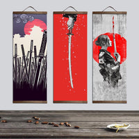Japanese Ukiyoe Poster and Prints Home Decoration Hanging Wood Scroll - Avenila - Interior Lighting, Design & More