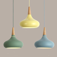 LED 11" Wide Aluminum Wood Pendant Lights - Avenila - Interior Lighting, Design & More