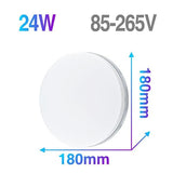 LED Ultrathin Ceiling Light Square & Round 6W 9W 18W 24W 36W 48W 85-265V - Avenila - Interior Lighting, Design & More