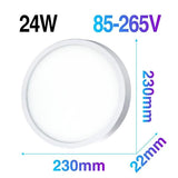 LED Ultrathin Ceiling Light Square & Round 6W 9W 18W 24W 36W 48W 85-265V - Avenila - Interior Lighting, Design & More