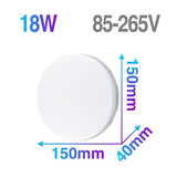 LED Ultrathin Ceiling Light Square & Round 6W 9W 18W 24W 36W 48W 85-265V - Avenila - Interior Lighting, Design & More