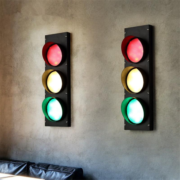 Loft Industrial Style Stoplight Wall Light - Avenila - Interior Lighting, Design & More