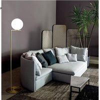 Luxury Minimalistic Gold LED Ball Floor Lamp - Avenila - Interior Lighting, Design & More