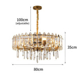 Luxury Round Crystal Chandelier Lighting for Living Room - Avenila - Interior Lighting, Design & More
