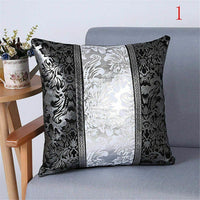 Luxury Vintage Black and Silver Decorative Cushion Cover - Avenila - Interior Lighting, Design & More