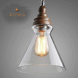 Mini Clear Glass Shade Pendant Lights Industrial Lighting Fixture Kitchen Island Bar Hotel Shop Antique LED Pendant Ceiling Lamp - Avenila - Interior Lighting, Design & More