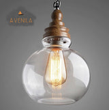 Mini Clear Glass Shade Pendant Lights Industrial Lighting Fixture Kitchen Island Bar Hotel Shop Antique LED Pendant Ceiling Lamp - Avenila - Interior Lighting, Design & More