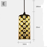 Modern 3D Colorful Nordic Starry Sky Hanging Glass Shade Pendant Lamp Lights E27 LED For Kitchen Restaurant Living Room - Avenila - Interior Lighting, Design & More