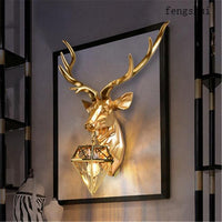 Modern American Retro Deer LED Wall Lamp - Avenila - Interior Lighting, Design & More
