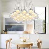 Modern LED Glass Ball Hanging Chandelier - Avenila - Interior Lighting, Design & More