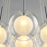 Modern LED Glass Ball Hanging Chandelier - Avenila - Interior Lighting, Design & More