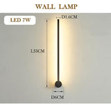 Modern LED Wall Lamp Long Hanging Minimalistic Lights - Avenila - Interior Lighting, Design & More