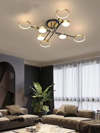 Modern Minimalist Living Room Lamp Light Luxury Art Nordic Restaurant Chandelier - Avenila - Interior Lighting, Design & More